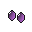 small amethyst (up to 2)