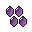 small amethyst (up to 4)