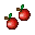 red apple (up to 2)